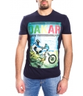 ANTONY MORATO T-shirt MAN with print BLU MARINE MMKS00792