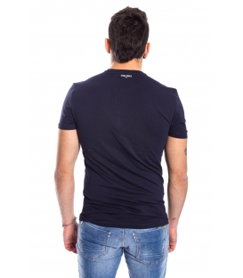 ANTONY MORATO T-shirt MAN with print BLU MARINE MMSW00792