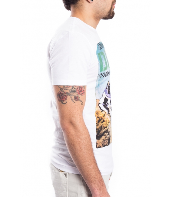 ANTONY MORATO T-shirt UOMO con stampa BIANCO MMSW00792