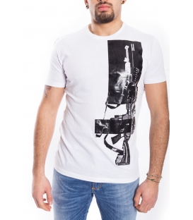 ANTONY MORATO T-shirt UOMO con stampa BIANCO MMSW00791