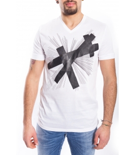 ANTONY MORATO T-shirt UOMO con stampa BIANCO MMSW00790