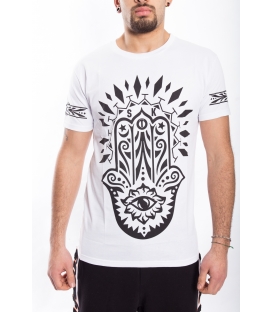 STK SUPER TOKYO T-shirt UOMO con stampa BIANCO 1409