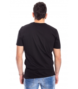 ANTONY MORATO T-shirt UOMO con dett. retina NERO MMKS00760