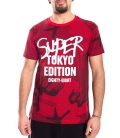 STK SUPER TOKYO T-shirt UOMO con stampa ROSSO 1430