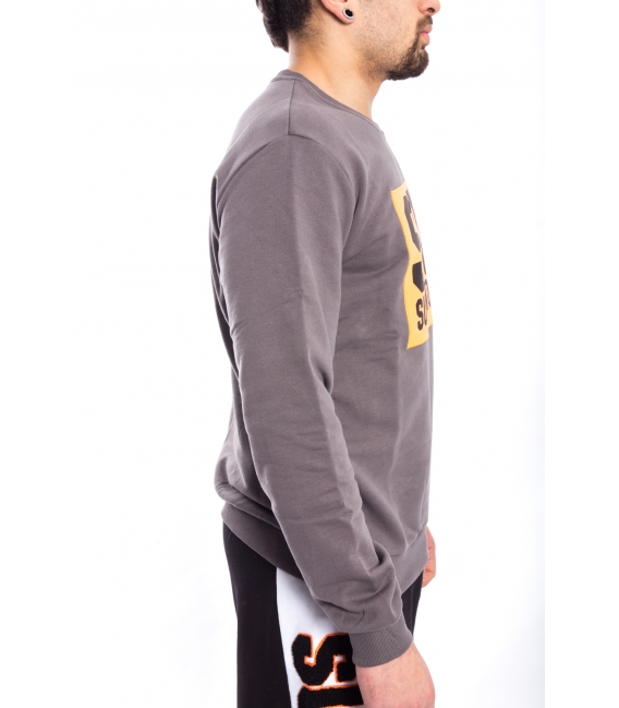 STK SUPER TOKYO Sweatshirt MAN with print PIOMBO 1541