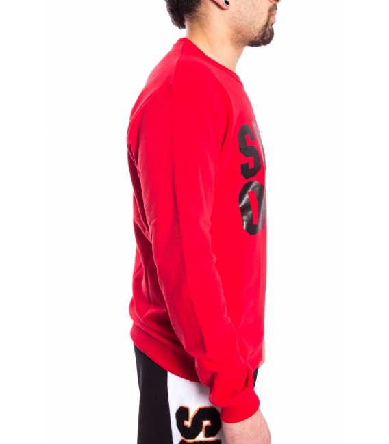 STK SUPER TOKYO Sweatshirt MAN with print RED 1371