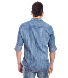 Camicia jeans UOMO in fantasia DENIM Art. A459