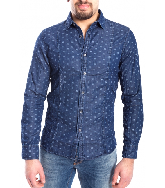 Camicia jeans UOMO in fantasia DENIM Art. ZN-828