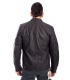 Jacket MAN in eco-leather GREY / BLACK Art. GP-1587