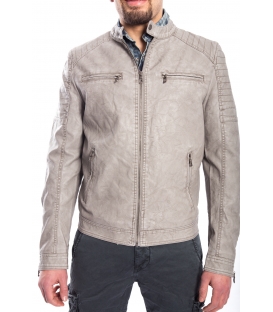 Giacca UOMO in ecopelle BEIGE Art. GP-1587