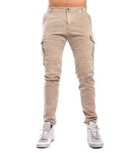 Pantalone UOMO con tasconi BEIGE Art. 8305