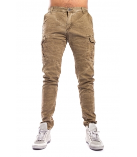 Pantalone UOMO con tasconi MILITARE Art. 8305