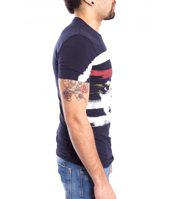 ANTONY MORATO T-shirt UOMO con stampa BLU MARINE MMKS00820