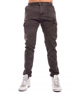 Pants MAN with pockets BRAUN/BLACK Art. 8305