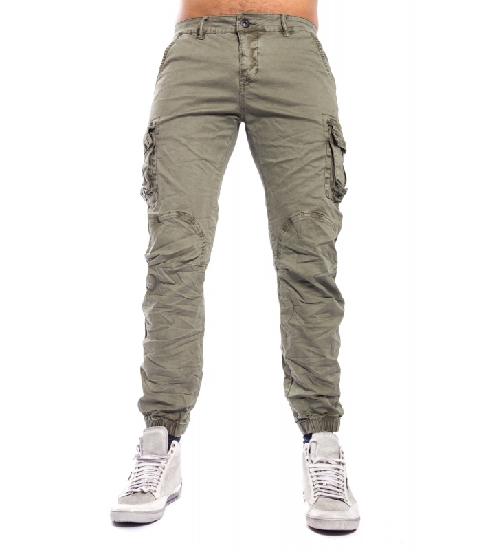 Pantaloni con tasconi laterali uomo clearance