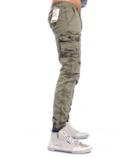 Pantalone UOMO con tasconi ed elastico in fondo ARMY J-9065