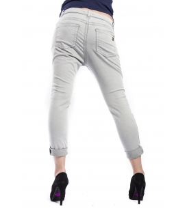 RINASCIMENTO Jeans boyfriend con zip GRIGIO PERLA Art. CFC0072609003