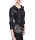 RINASCIMENTO Jacket woman in eco-leather with zip BLACK Art. CFC0073064003