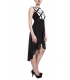 RINASCIMENTO Dress woman BLACK with white details CFC0072657003
