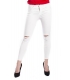 RINASCIMENTO Jeans slim fit con strappi BIANCO Art. CFC0072327003