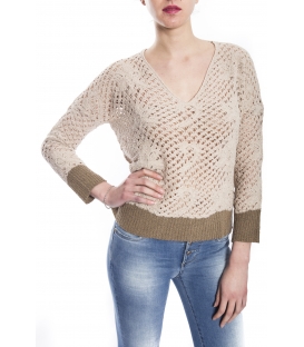 RINASCIMENTO Perforated jersey BEIGE Art. CFM007568003