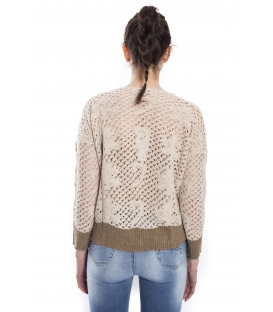 RINASCIMENTO Perforated jersey BEIGE Art. CFM007568003