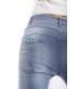 MARYLEY Jeans woman boyfriend baggy with rips DENIM BLUE Art. B60S/G19