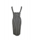 DENNY ROSE Long dress with pois BLACK / WHITE Art. 63DR11006