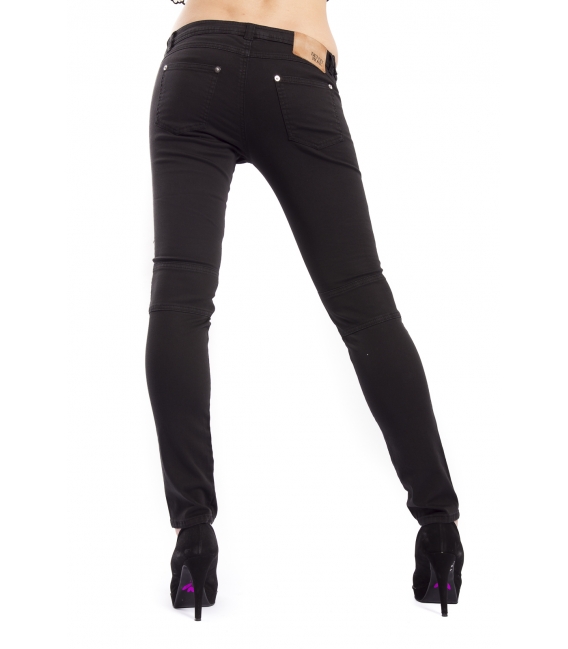 DENNY ROSE Pantalone / Jeans con strappi NERO 63DR12008