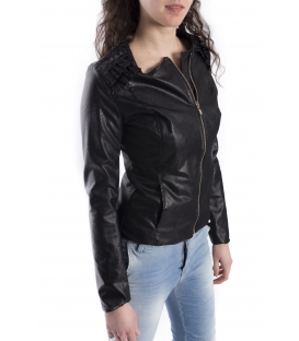 ZIMO Jacket in eco-leather BLACK Art. 16218