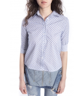 ZIMO Camicia in fantasia righe BLU Art. 2315