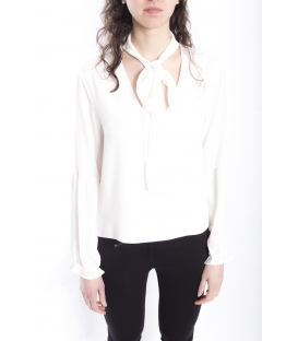 ZIMO Blusa / Camicia con fiocco BIANCO Art. 2336