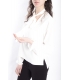 ZIMO Blouse / Shirt with bow WHITE Art. 2336