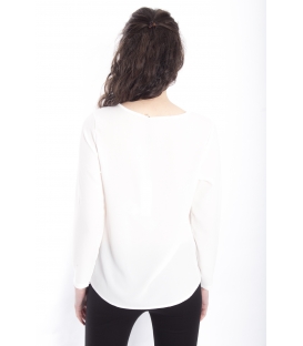 Maglia DONNA maniche lunghe BIANCO Art. 6077