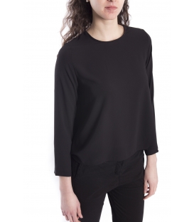 Jersey WOMAN asymmetric BLACK Art. 6076