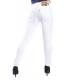 DENNY ROSE Pantalone / Jeans con strappi BIANCO 63DR12008