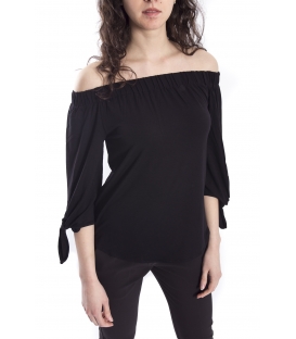 DENNY ROSE Blusa / Top con scollo NERO 63DR16027