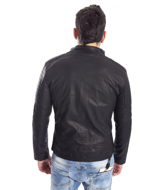 DKNY Giacca Uomo Jacket Giacca Vento Taglia L di transizione giacca grigio 91479 
