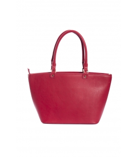 ARTE A SPASSO Borsa in tessuto con dett. ecopelle FANTASY red