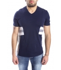 ANTONY MORATO T-shirt with V-neck BLU MARINE MMKS00779