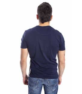 ANTONY MORATO T-shirt with V-neck BLU MARINE MMKS00779