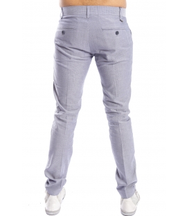 ANTONY MORATO Pantaloni eleganti con microfantasia INDACO MMTR00281