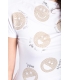 DENNY ROSE T-shirt with smile WHITE Art. 63DR16022