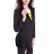 DENNY ROSE Long jacket BLACK Art. 63DR13003