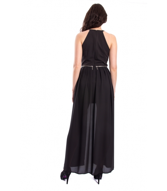 DENNY ROSE Short dress with studs BLACK Art. 63DR11007