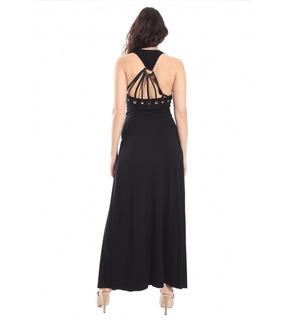 DENNY ROSE Long dress BLACK 52DR12011