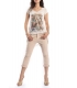 PLEASE jeans boyfriend baggy with braces 5 BUTTONS CIPRIA OLD+3D P75FCV94U NEW