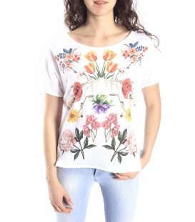 DENNY ROSE T-shirt with print WHITE Art. 63DR26015