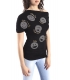 DENNY ROSE T-shirt con smile NERO Art. 63DR16022