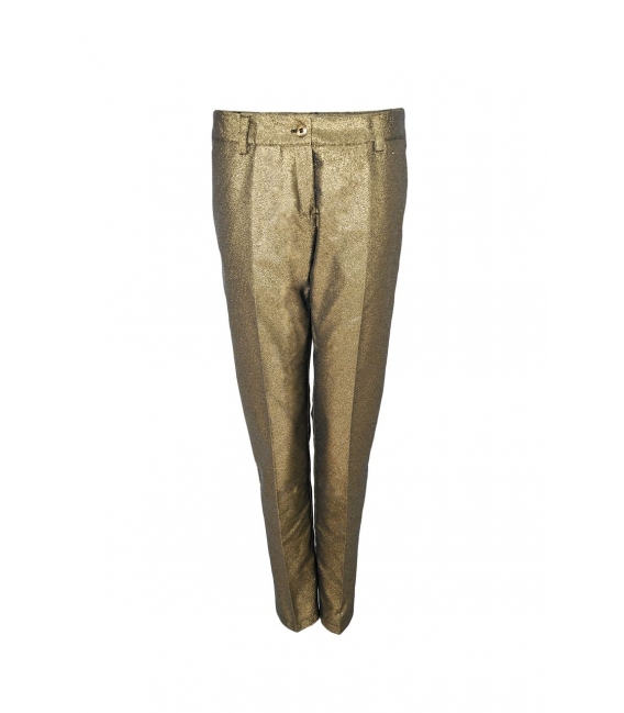 DENNY ROSE Pantalone con zip ORO Art. 51DR22004